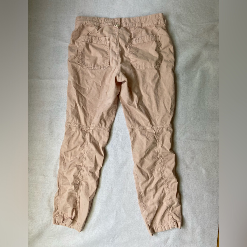 Anthropologie Women's Pink Cotton Chino Pants Sz‎ 27 Mid Rise Straight Leg - Picture 2 of 7